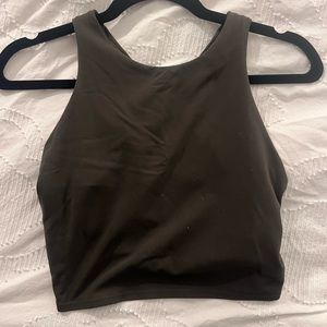 Athleta crop top with built in bra